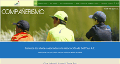 Desktop Screenshot of golfsur.com.mx